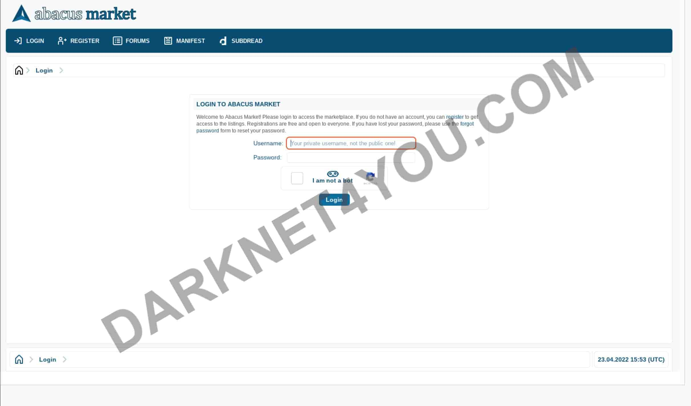 Abacus darknet Market Link